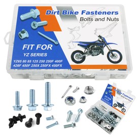 REARACE 120PCS Bolts Kit Plastics Engine Body Frame Fasteners Fairing Bolts Kit Fit for YZ65 YZ80 YZ85 YZ426F YZ450F YZ250X YZ250FX YZ450FX YZ125 YZ250 YZ250F YZ400F