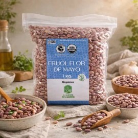 Frijol Flor De Mayo Orgánico 1 Kg Huerto De Carmen
