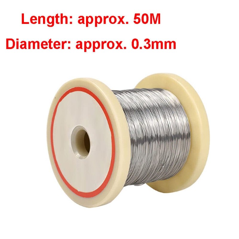 TEAMWILL 50m/164ft 0.3mm Electric Hot Wire for Hot Wire Foam