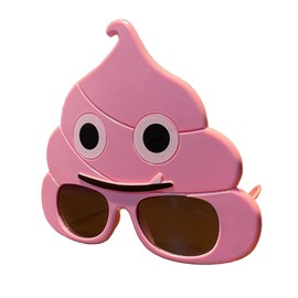 Bunny Ear Funny Sunglasses, Pink Poo Sunglasses, RCOTT Pink