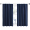 NICETOWN - Cortinas opacas con bolsillo para cortinero (106.7 cm