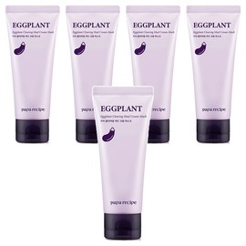 Papa Recipe Eggplant Clearing Mud Cream Mask 100ml, 1 pack, 5 packs / 파파레서피 가지 클리어링 머드 크림 마스크 100ml, 1개입, 5개