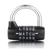 Padlock,combination padlock,5 dial padlock,5 letter lock,5 code padlock,gym locker lock,for