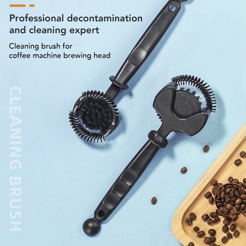 Coffee Machine Brewing Head Clean Brush Removable Coffee Maker Cleaning