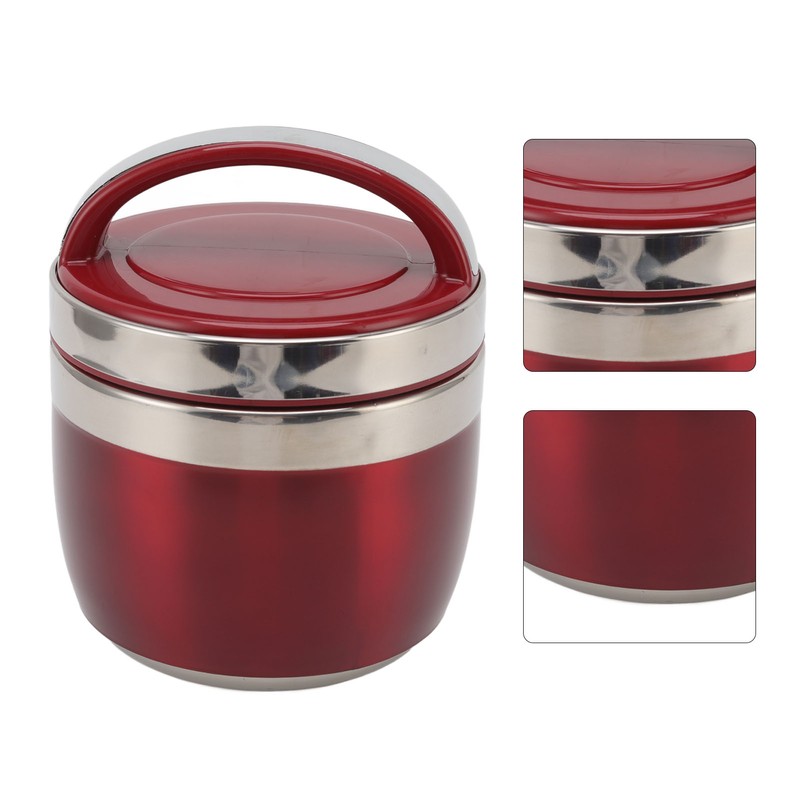 1.5L Vacuum Lunch Box 304 Stainless Steel Insulated Food Container