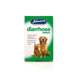 Johnsons Vet Diarrhoea Tablets, Pack of 12, clear
