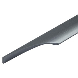 Gedotec Cabinet Handle, Aluminium Furniture Handle, Vintage Handle Strip, Grey Matt Brushed – VIEFE | Drawer Handle Kitchen for Screwing | Kitchen Handle for Cabinet Doors | 1 Piece - Design Profile