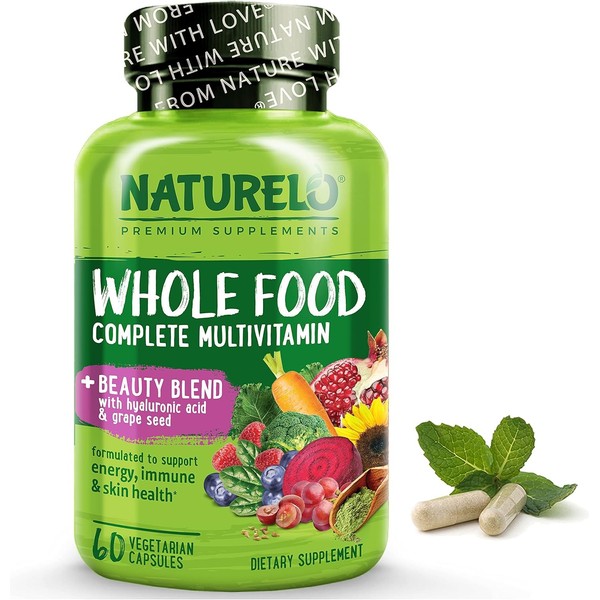 NATURELO NATURELO Whole Food Multivitamin with Extra Hair, Skin and