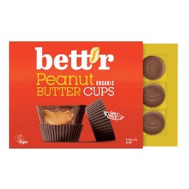 Bett'r Box of Peanut Butter Cups, 156 g, Pack of 12