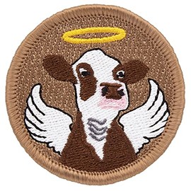 Holy Cow Patrol Patch - 2" Round! (Sew-on)