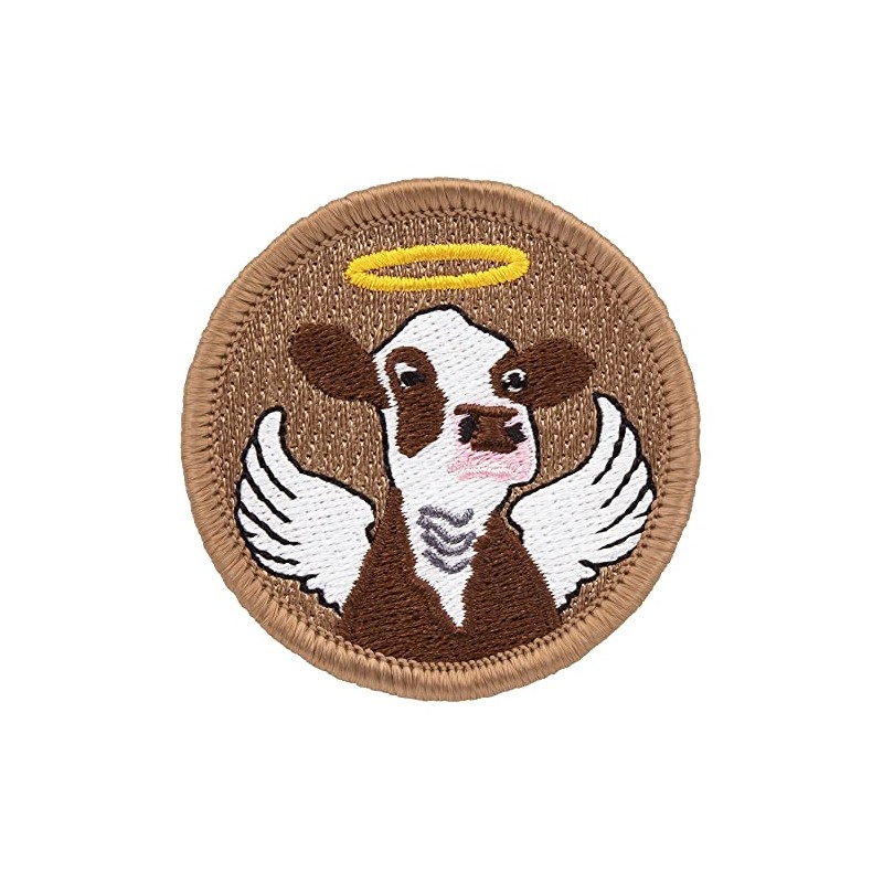 Holy Cow Patrol Patch - 2" Round! (Sew-on)