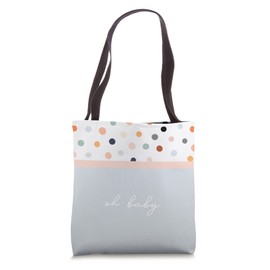 Unisex Baby Bags Diaper Bag Tote Bag Polka Dots for Women Tote Bag