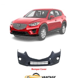 Vantage Auto Parts - Front Bumper Cover Compatible With Mazda CX-5 2013-2016 | DIRECT REPLACEMENT | Primed & Textured | KD4550031BB | ‎MA1000236