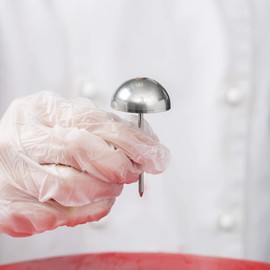 Ateco Flower Nail: Hemisphere, 1-3/8" Diameter, for Dahlia or Small Flower