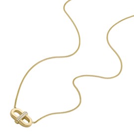 Fossil Women's Gold Stainless Steel Heritage Necklace, One Size