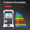 Fibreglass Power Meter, White Multifunctional Fibre Optic Tester with High