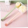 PACKOVE Ergonomic Long Handle Bath Brush Two-Sided Body Scrubber Soft