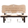 Spruchreif Shot Bench with 2 Glasses Gift for Birthday Funny