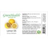 GreenHealth Lemon 100% Pure Essential Oil - 1oz (30ml)