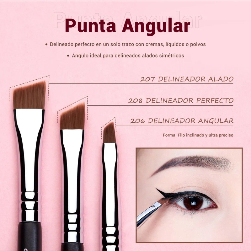 Jessup Kit 11pcs De Brochas Delineadores De Ojos,t324