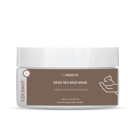 INNATUS Dead Sea Mud Mask with Agave Coconut Oil – 4oz Detoxifying & Hydrating Face Mask