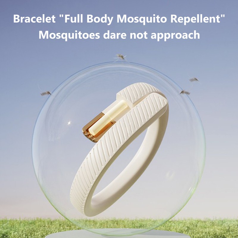 Mosquito Repellent Bracelet Silicone Mosquito Bands Natural Wristbands for Kids