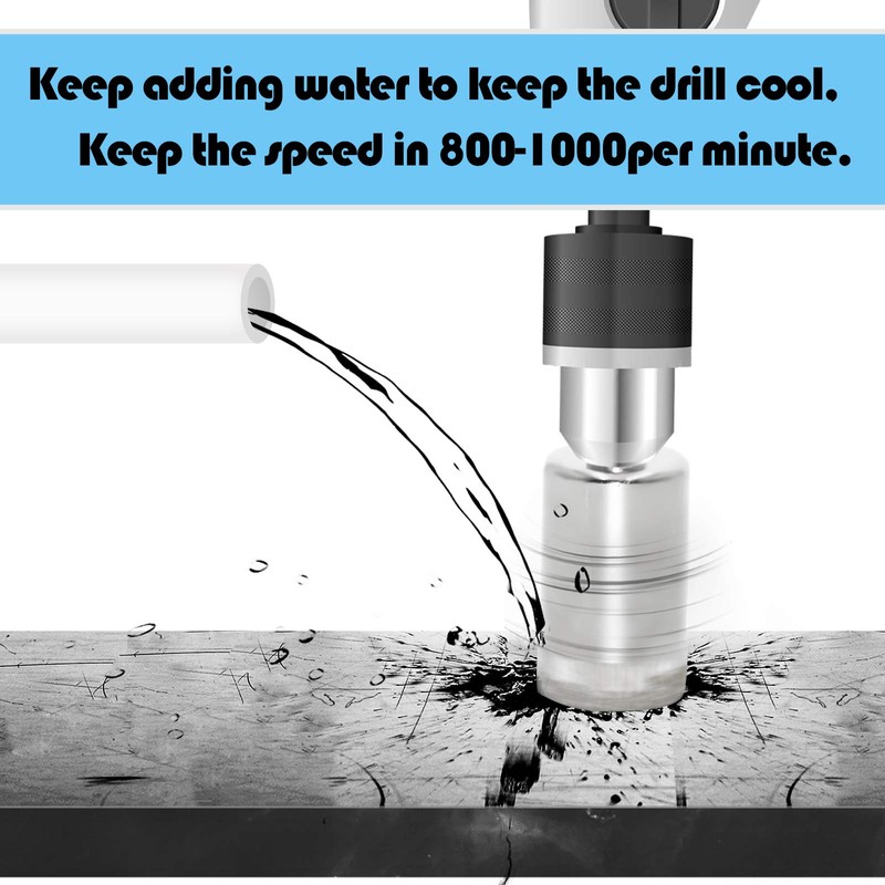 Flyshop 5-3/4" 145mm Diamond Coated Hole Saw Drill Bit for