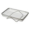 Oaks Leye LS1569 Drainer Mesh Basket, Silver, Made in Japan