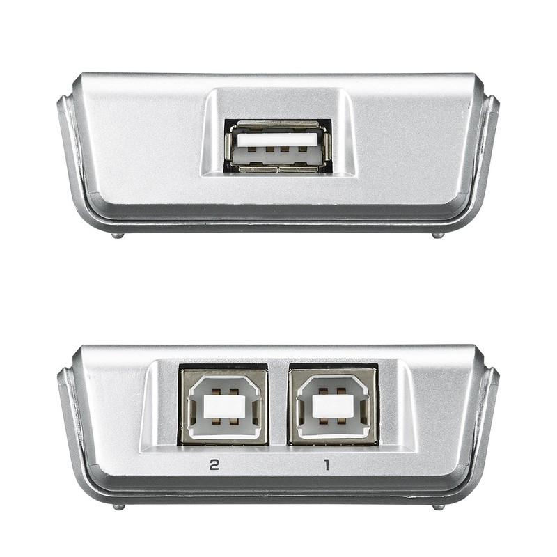 Sanwa Supply SW-US22N USB 2.0 Manual Switcher (2 Circuits)