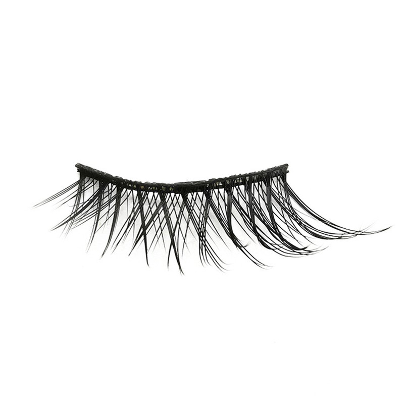 20pcs Magnetic 3D False Eyelashes Reusable Fluffy Magnetic Artficial Lashes