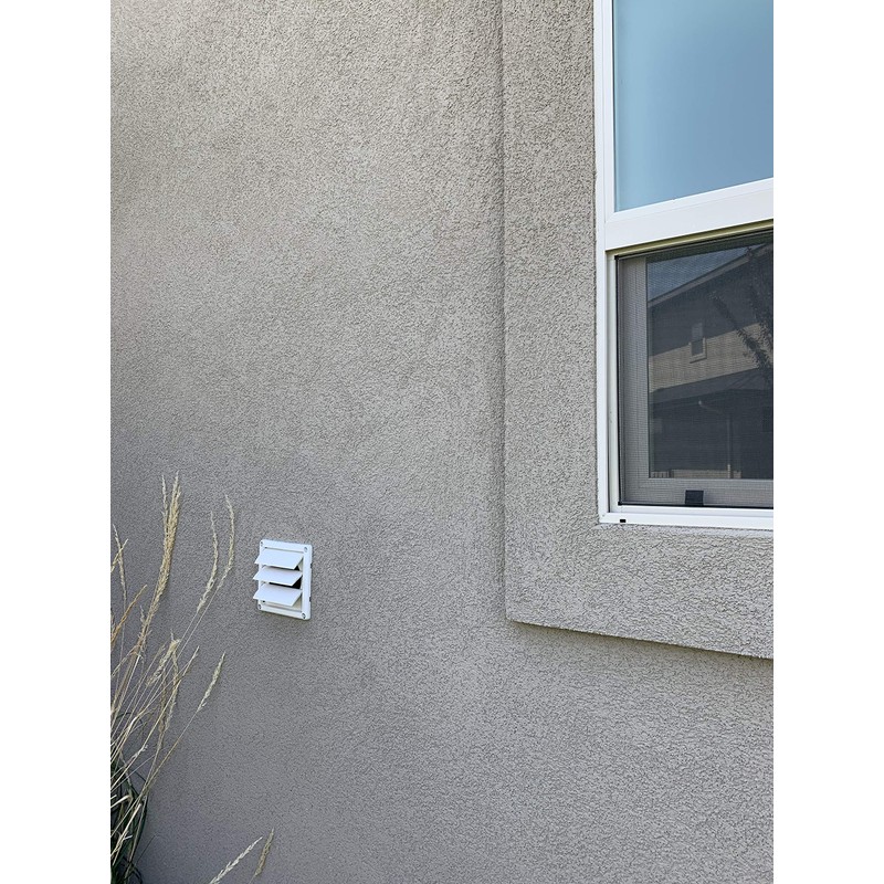 FAMCO Dryer Vent Cover for Home, Movable Louvers