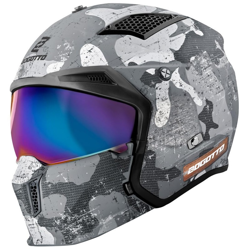 Bogotto Radic Camo 22.06 Helmet, Matte White, S