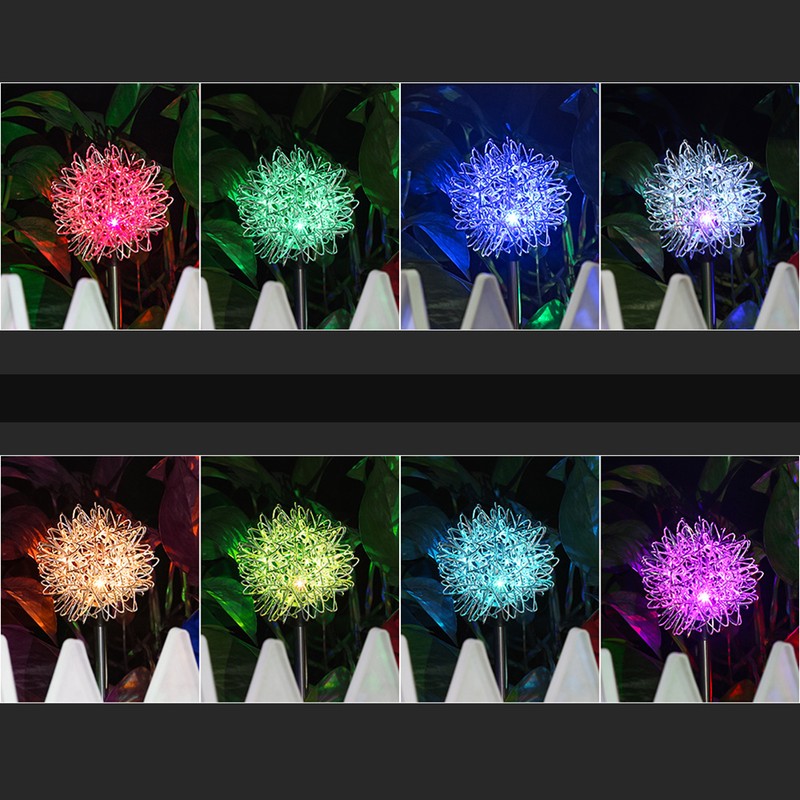Solar Powered Outdoor Lamp Garden Lights Stake Landscape Lamp Holiday