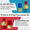 R1234YF Quick Coupler, R1234yf to R134a Adapter, High/Low Side R1234yf