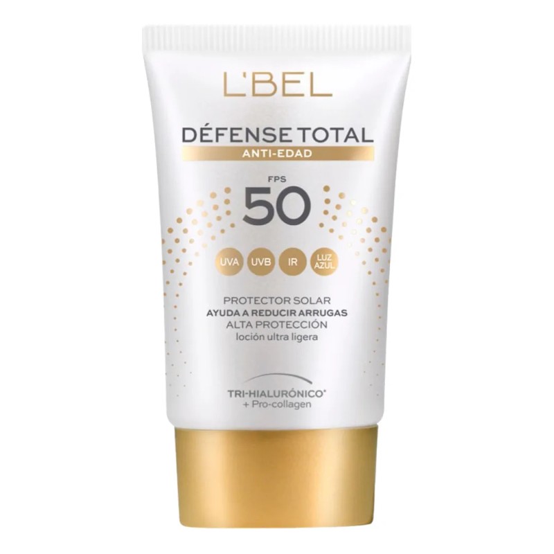 Set De 3 Bloqueadores Facial L'bel Defense Anti-edad Fps50