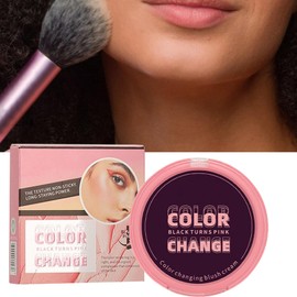 Face Blush Cream | Non-Fading Color Changing Cream Blusher for Cheek | Face Makeup Cream Blush for Traveling, Business Trip
