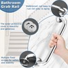 QMAHA 2 Pack Bathroom Grab Bar Rail, 12 Inch Stainless