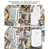 Wireless Doorbell Self-Powered Doorbell Button Kit 38 Chime Up to