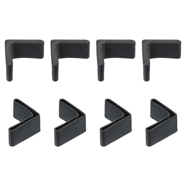 PATIKIL Leg Pads l Shape 2" x 2", 8pcs Furniture