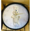 Black Frame Pillsbury Doughboy Black Frame Wall Clock Nice For