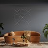Hicarer 9 Pcs X and O Shaped Hanging Wall Art