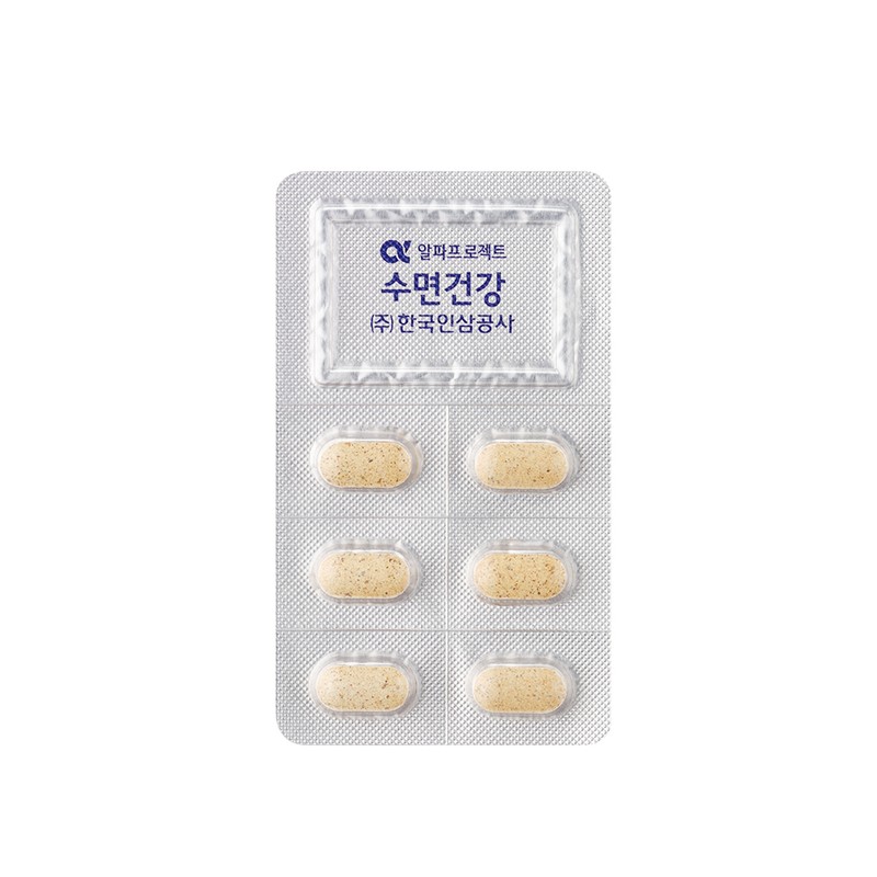 Jeonggwanjang 정관장 알파프로젝트 수면건강 700mg 30정 Korea Ginseng Corp. Alpha