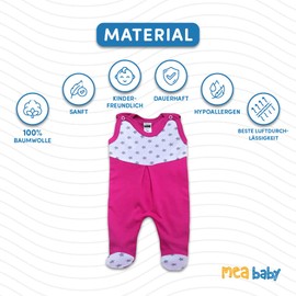 MEA BABY Unisex Printed Cotton Romper 5 Pack Baby Romper Girl Baby Romper Boy, girls
