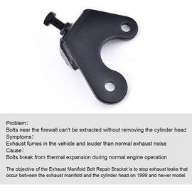 Exhaust Manifold Bolt Repair Kit Compatible with GM Trucks & SUV's (1999 & Newer) with a 4.8, 5.3, 6.0 or 6.2 L engine - Driver Rear/Passenger Front