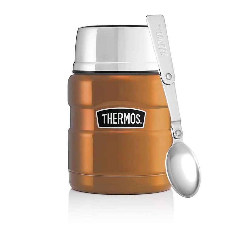 Thermos Stainless King Food Flask with Lid, Copper, 470ml
