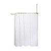 Utopia Alley Rustproof Wall Mounted Aluminum Hoop Shower Rod |