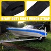 Mardatt 20 Feet Trailer Winch Strap with Safety Snap Hook