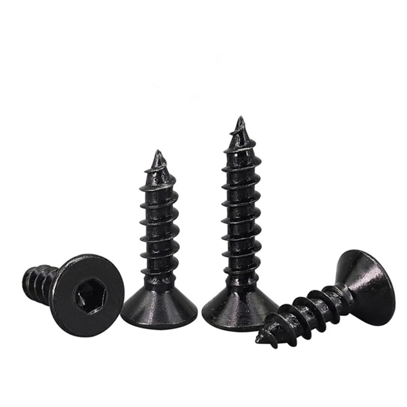 MACHSWON 50 PCS Hex Head Screw Bolts M5*25mm Carbon Steel