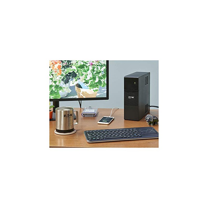 Eaton 5S550 UPS Battery Backup & Surge Protector, 550VA /