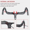 Yccyctrek aero handlebars for road bike integrated cable routing integrated